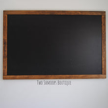 Load image into Gallery viewer, Wall-Hanging Rustic Chalkboard Sign - 24x36 inches (2x3 Feet) various frame colors