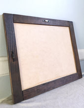 Load image into Gallery viewer, Wall Hanging Chalkboard Sign with Dark Walnut Frame - 14x17 Inches