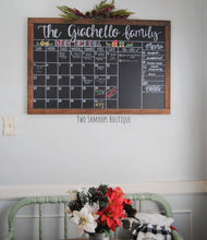 Load image into Gallery viewer, Wall-Hanging Rustic Chalkboard Sign - 24x36 inches (2x3 Feet) various frame colors