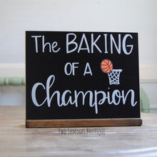 Load image into Gallery viewer, Small Chalkboard Sign with Dark Walnut Stand - 8x10 Inches