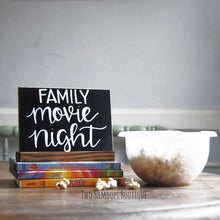 Load image into Gallery viewer, Small Chalkboard Sign with Dark Walnut Stand - 5x7 Inches