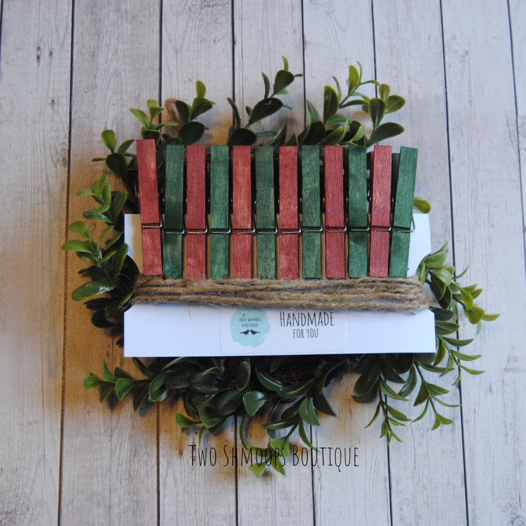 Rustic Clothespins & Twine