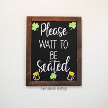 Load image into Gallery viewer, Wall Hanging Chalkboard Sign with Dark Walnut Frame - 16x20 Inches
